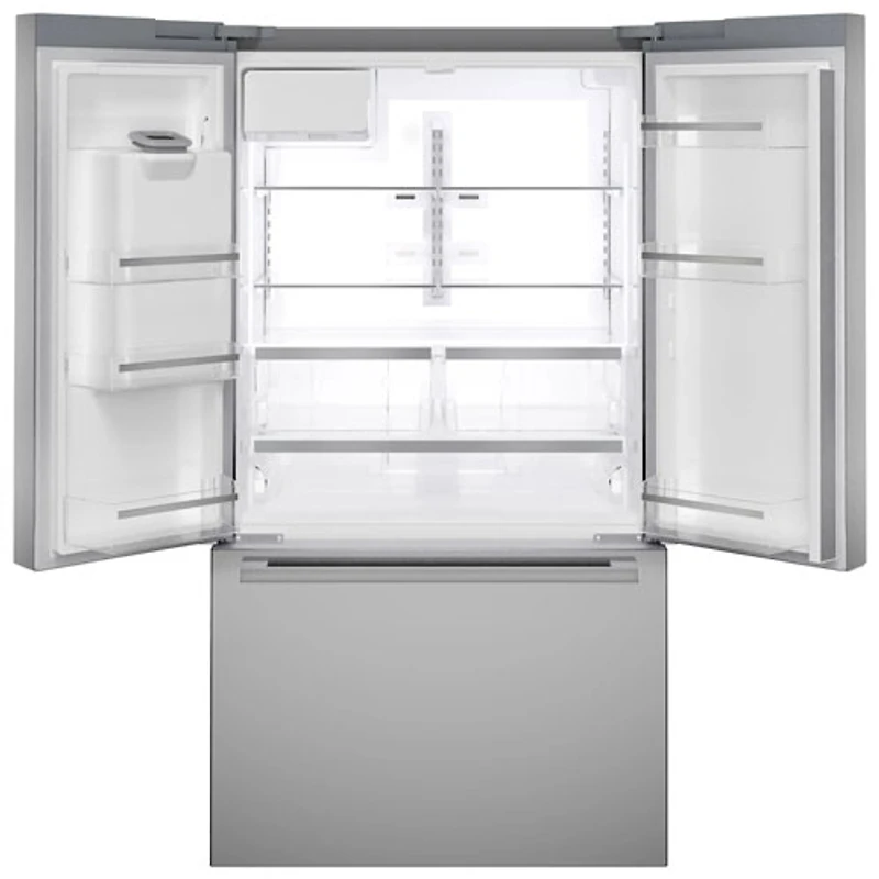 Réfrigérateur à deux portes 21,6 pi³ 36 po avec distributeur d'eau et de glaçons série 800 de Bosch (B36CD80SNS) - Acier inoxydable