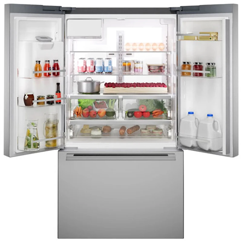 Réfrigérateur à deux portes 21,6 pi³ 36 po avec distributeur d'eau et de glaçons série 800 de Bosch (B36CD80SNS) - Acier inoxydable