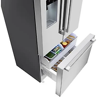 Réfrigérateur à deux portes 21,6 pi³ 36 po avec distributeur d'eau et de glaçons série 800 de Bosch (B36CD80SNS) - Acier inoxydable