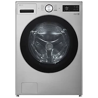 Laveuse à chargement frontal de grande capacité de 5,8 pi³ avec Turbo Wash et détection de tissu par IA de LG (WM5800HVA) - Acier graphite