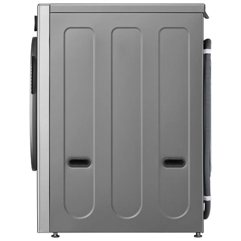 Laveuse à chargement frontal de grande capacité de 5,8 pi³ avec Turbo Wash et détection de tissu par IA de LG (WM5800HVA) - Acier graphite