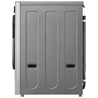 Laveuse à chargement frontal de grande capacité de 5,8 pi³ avec Turbo Wash et détection de tissu par IA de LG (WM5800HVA) - Acier graphite