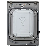 Laveuse à chargement frontal de grande capacité de 5,8 pi³ avec Turbo Wash et détection de tissu par IA de LG (WM5800HVA) - Acier graphite