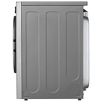 Sécheuse électrique de grande capacité de 7,4 pi³ avec Turbo Steam et AI Sensor Dry de LG (DLEX5800V) - Acier graphite
