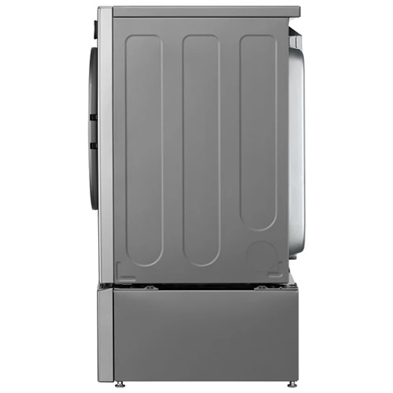 Sécheuse électrique de grande capacité de 7,4 pi³ avec Turbo Steam et AI Sensor Dry de LG (DLEX5800V) - Acier graphite