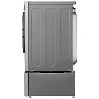 Sécheuse électrique de grande capacité de 7,4 pi³ avec Turbo Steam et AI Sensor Dry de LG (DLEX5800V) - Acier graphite