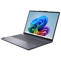 Portable de 15,3 po IdeaPad Slim 3x de Lenovo - Gris lunaire (Snapdragon X X1-26-100/RAM 16 Go/SSD 512 Go/Windows 11 Famille)