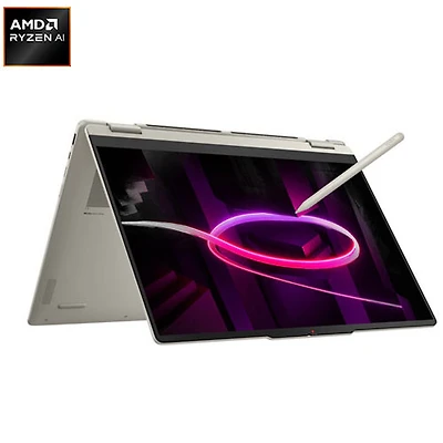 Lenovo Yoga 7a 16" Touchscreen 2-in-1 Laptop - Seashell (AMD Ryzen AI 5 430/16GB RAM/512GB SSD/Win 11 Home)