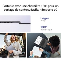 ASUS Chromebook Plus CX34 14" Touchscreen Chromebook - Rocky Grey (Intel Core 5 120U /16GB RAM/512GB SSD/ChromeOS)
