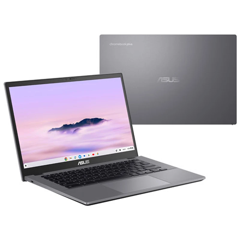 ASUS Chromebook Plus CX34 14" Touchscreen Chromebook - Rocky Grey (Intel Core 5 120U /16GB RAM/512GB SSD/ChromeOS)