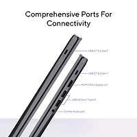 ASUS Chromebook Plus CX34 14" Touchscreen Chromebook - Rocky Grey (Intel Core 5 120U /16GB RAM/512GB SSD/ChromeOS)