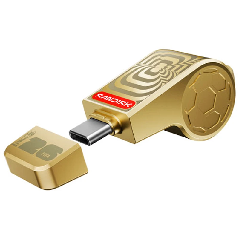 SanDisk FIFA World Cup 2026 Edition 128GB USB 3.2 Gen1 Flash Drive - Gold