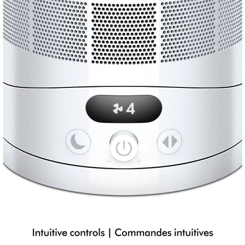 Ventilateur de table AM12 de Dyson - Blanc/Argenté