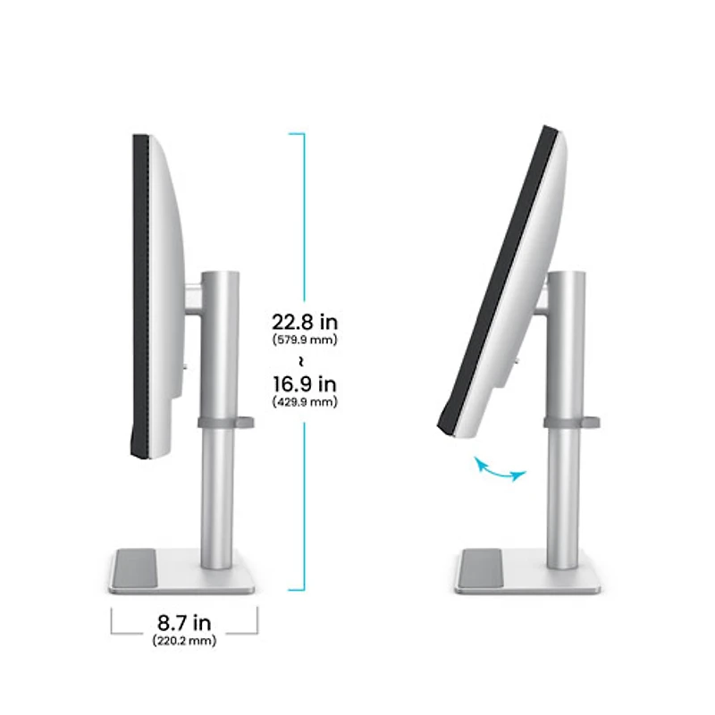 BenQ 27" 5K 70Hz 5ms GTG IPS LED Nano Gloss Monitor for MacBook (MA270S) - Silver