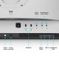 BenQ 27" 5K 70Hz 5ms GTG IPS LED Nano Gloss Monitor for MacBook (MA270S) - Silver