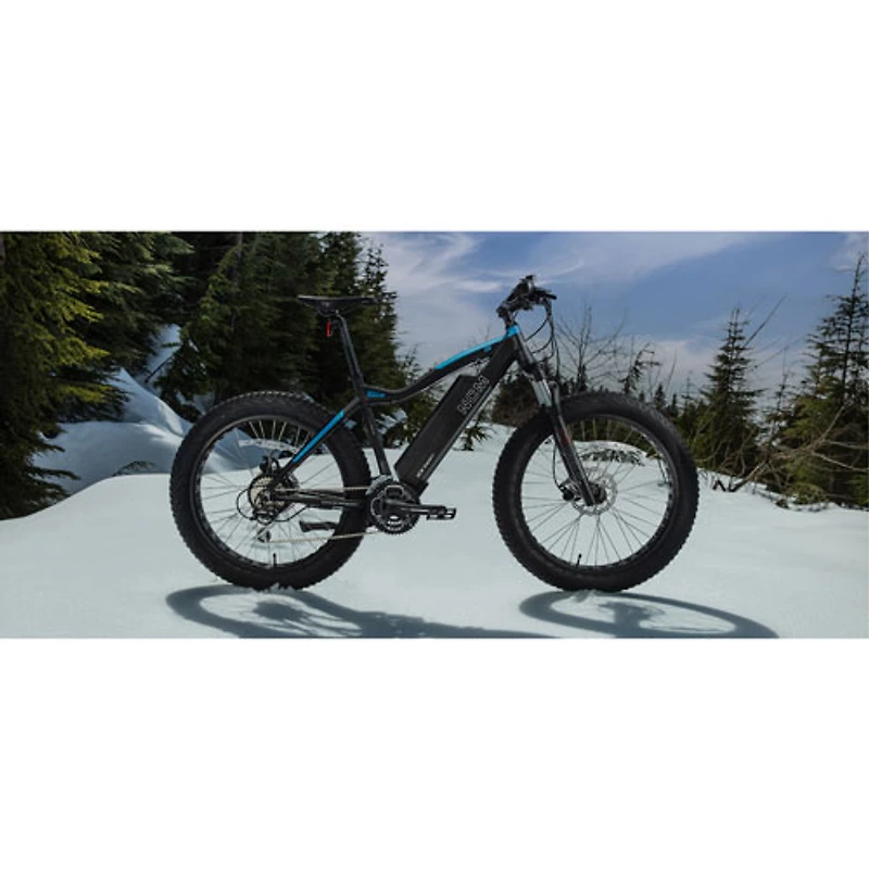 NCM Aspen Plus Electric Fat Tire Bike (500W Motor / 110km Range / 32km/h Top Speed) - Black