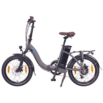 NCM Paris Folding Electric City Bike (500W Motor / 90km Range / 32km/h Top Speed) - Volcano Black