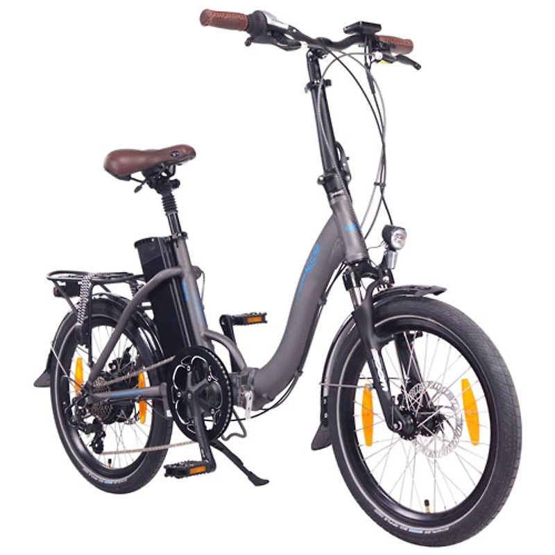 NCM Paris Folding Electric City Bike (500W Motor / 90km Range / 32km/h Top Speed) - Volcano Black