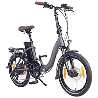 NCM Paris Folding Electric City Bike (500W Motor / 90km Range / 32km/h Top Speed) - Volcano Black
