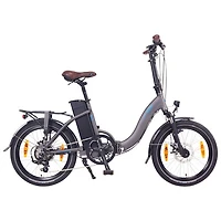 NCM Paris Folding Electric City Bike (500W Motor / 90km Range / 32km/h Top Speed) - Volcano Black