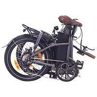 NCM Paris Folding Electric City Bike (500W Motor / 90km Range / 32km/h Top Speed) - Volcano Black