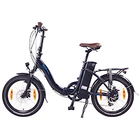 Vélo de ville électrique repliable Paris de NCM (moteur 500 W/autonomie 90 km/vitesse maximale 32 km/h) - Bleu foncé