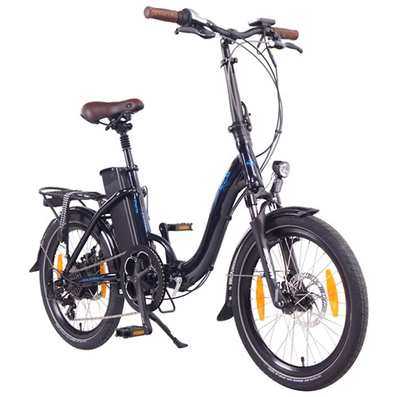 Vélo de ville électrique repliable Paris de NCM (moteur 500 W/autonomie 90 km/vitesse maximale 32 km/h) - Bleu foncé