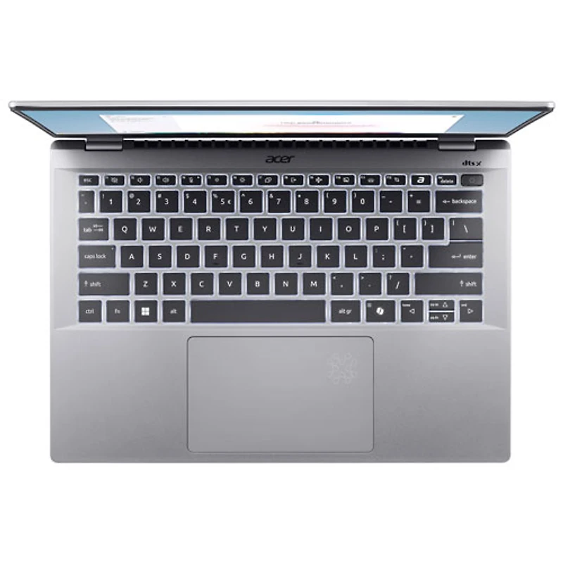 Portable à écran tactile 14 po Swift 14 AI d'Acer - Argent pur (Ryzen AI 9 365 d'AMD/RAM 32 Go/SSD 1 To/Windows 11)