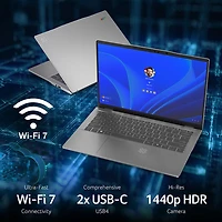 Portable à écran tactile 14 po Swift 14 AI d'Acer - Argent pur (Ryzen AI 9 365 d'AMD/RAM 32 Go/SSD 1 To/Windows 11)