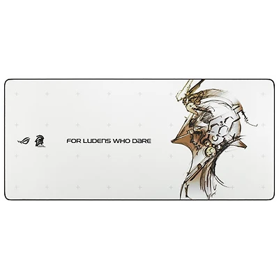 Tapis de souris de jeu ROG Scabbard II XXL-KJP - Blanc