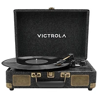 Tourne-disque Bluetooth à entraînement par courroie Venture de Victrola - Noir - Partenaire de détail exclusif