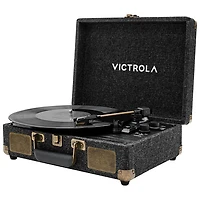 Tourne-disque Bluetooth à entraînement par courroie Venture de Victrola - Noir - Partenaire de détail exclusif