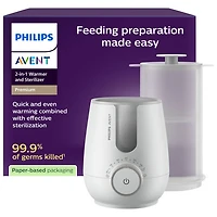 Chauffe‑biberon et stérilisateur 2‑en‑1 Philips Avent Premium (SCF359/00)