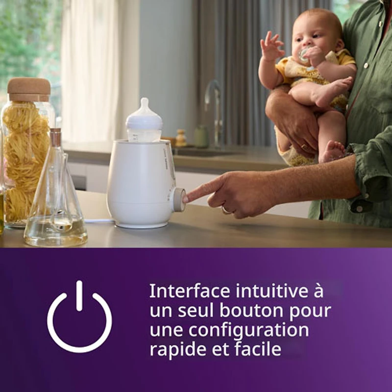 Chauffe‑biberon et stérilisateur 2‑en‑1 Philips Avent Premium (SCF359/00)