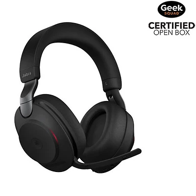 Open Box - Jabra Evolve2 85 Wireless Bluetooth Over-Ear Noise Cancelling Headset with Microphone (28599-999-999) - Black