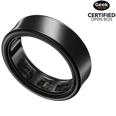 Open Box - Samsung Galaxy Ring Health/Sleep/Fitness Ring - No Subscription - Black - Size 15