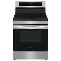 Boîte ouverte - Cuisinière à induction autonome à 4 éléments 5,3 pi³ 30 po de Frigidaire (FCRI306CAS) - Acier inoxydable - Parfait état