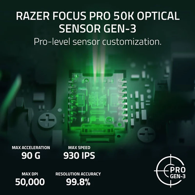 Razer Viper V4 Pro 50000 DPI Wireless Gaming Mouse - White