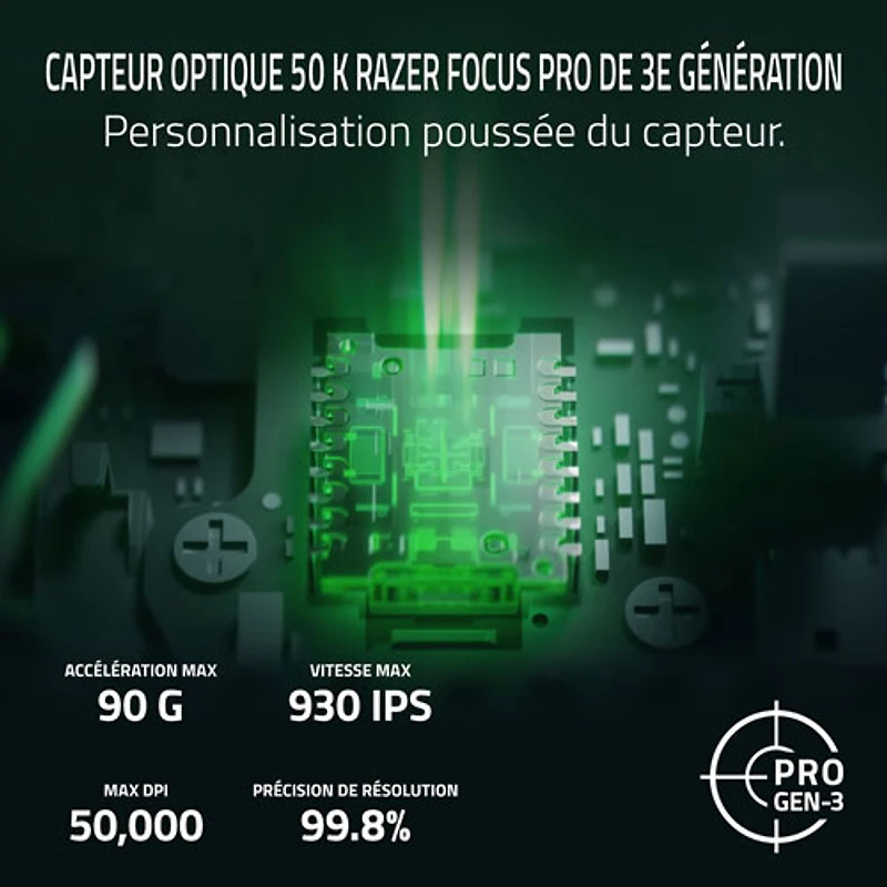 Razer Viper V4 Pro 50000 DPI Wireless Gaming Mouse - White