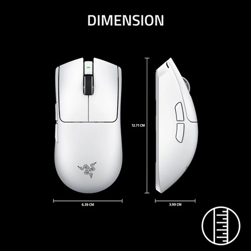 Razer Viper V4 Pro 50000 DPI Wireless Gaming Mouse - White
