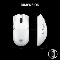 Razer Viper V4 Pro 50000 DPI Wireless Gaming Mouse - White