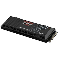 Disque SSD interne NVMe PCIe de 1 To Optimus GX PRO 850X de Sandisk avec dissipateur thermique (SDSP81100TAH-000E0)