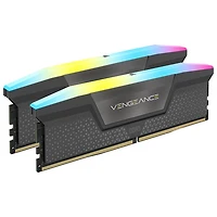Mémoire DDR5 16 Go (2 x 8 Go) 6000MHz Vengeance RGB de Corsair pour PC (CMH16GX5M2Y6000Z36)