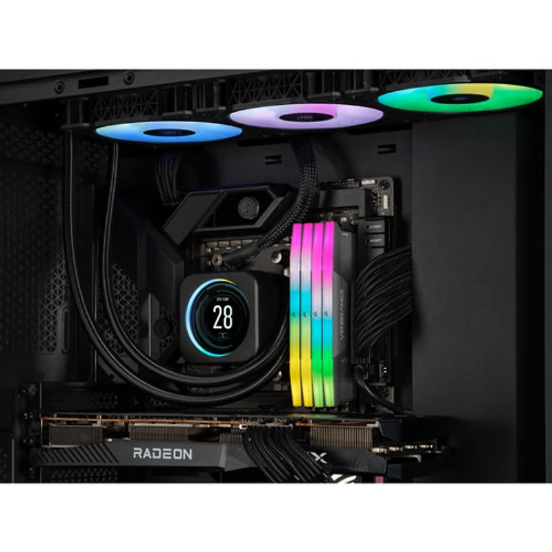 Mémoire DDR5 16 Go (2 x 8 Go) 6000MHz Vengeance RGB de Corsair pour PC (CMH16GX5M2Y6000Z36)