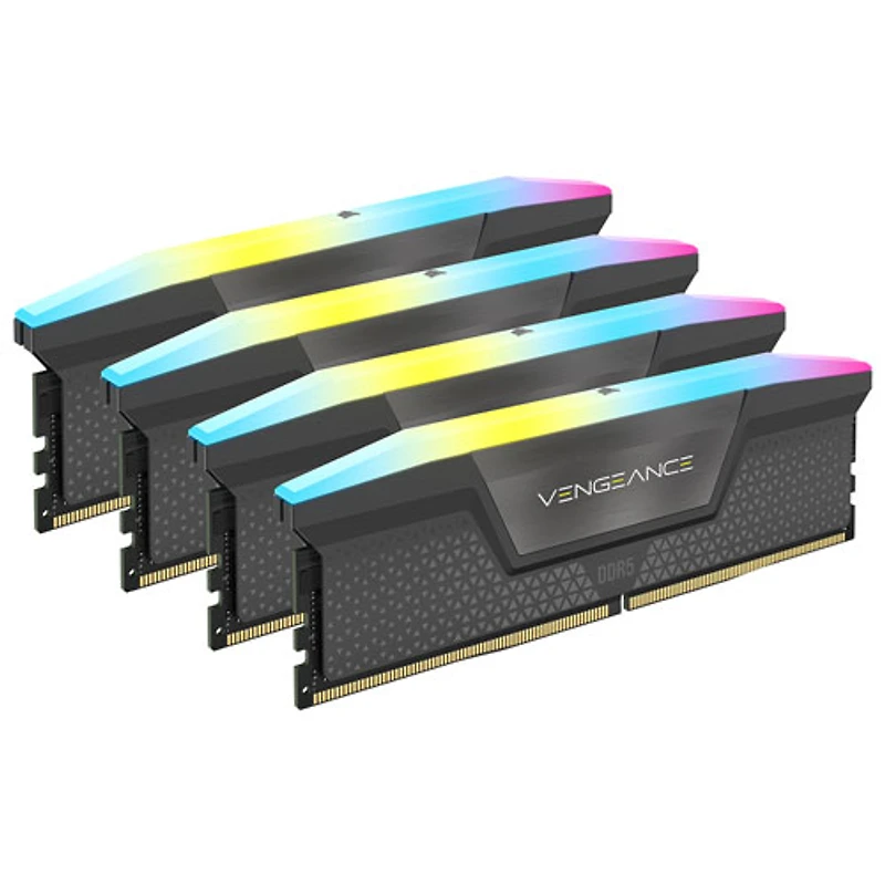 Mémoire DDR5 16 Go (2 x 8 Go) 6000MHz Vengeance RGB de Corsair pour PC (CMH16GX5M2Y6000Z36)