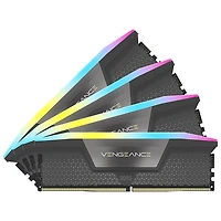 Mémoire DDR5 16 Go (2 x 8 Go) 6000MHz Vengeance RGB de Corsair pour PC (CMH16GX5M2Y6000Z36)