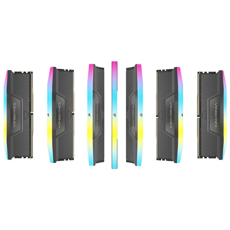 Mémoire DDR5 16 Go (2 x 8 Go) 6000MHz Vengeance RGB de Corsair pour PC (CMH16GX5M2Y6000Z36)