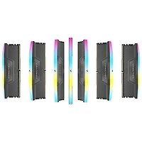 Mémoire DDR5 16 Go (2 x 8 Go) 6000MHz Vengeance RGB de Corsair pour PC (CMH16GX5M2Y6000Z36)