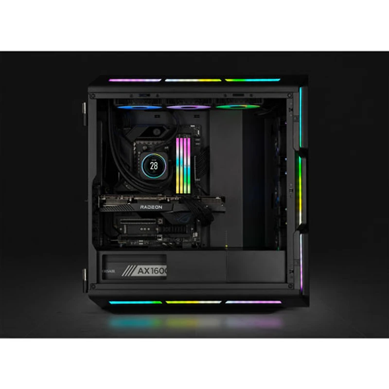 Mémoire DDR5 16 Go (2 x 8 Go) 6000MHz Vengeance RGB de Corsair pour PC (CMH16GX5M2Y6000Z36)