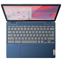 Portable Chromebook à écran tactile Flex 3i de 12,2 po de Lenovo - Bleu abyssal (N100 d'Intel/RAM 4 Go/eMMC 64 Go/ChromeOS)